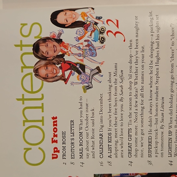 ROSIE MAGAZINE John Travolta December 2001 EUC Holiday crafts decor recipes - Picture 5 of 14